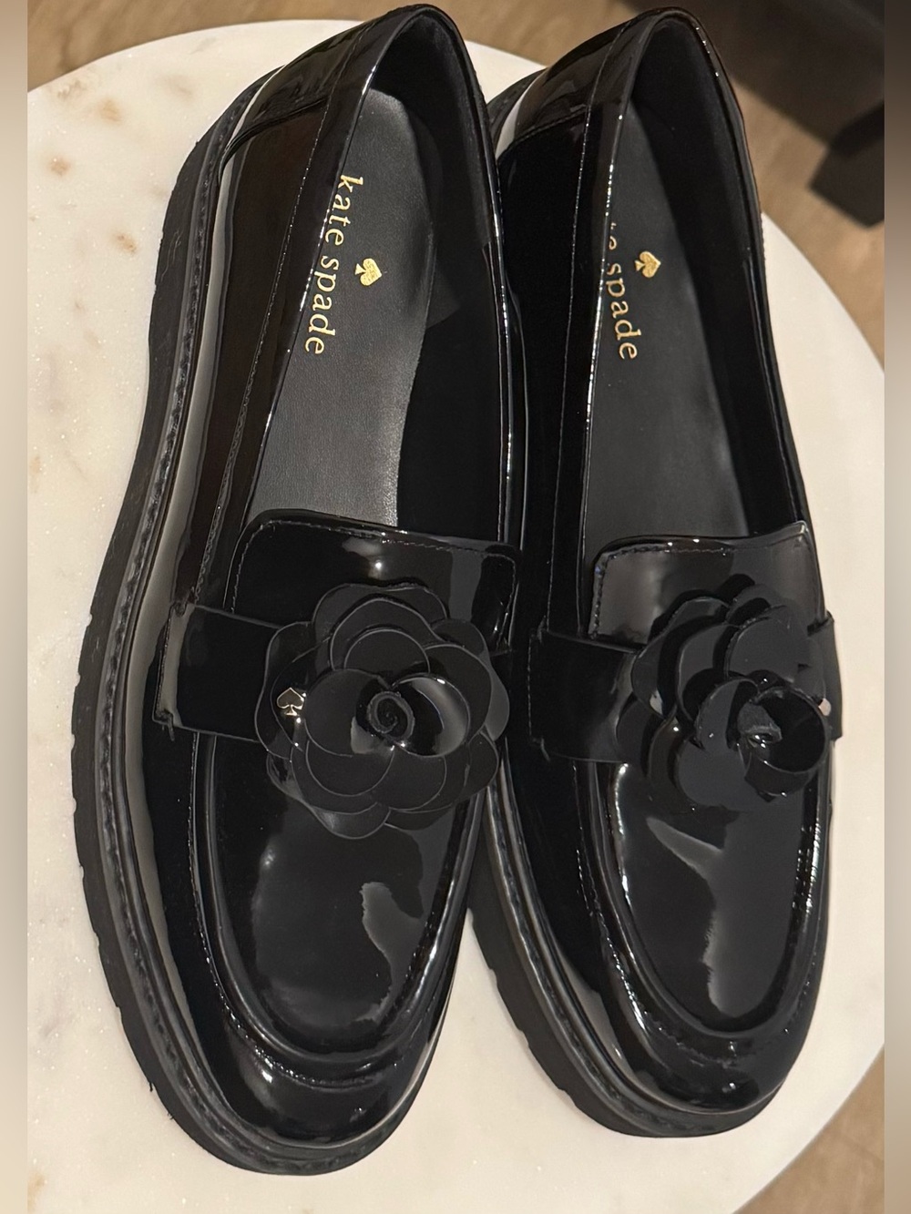 Kate Spade Lug Flora Loafer in Patent Leather - Picture 10 of 10